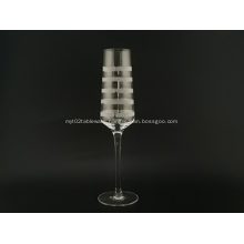 Clear Champagne Flutes Glass With Etching